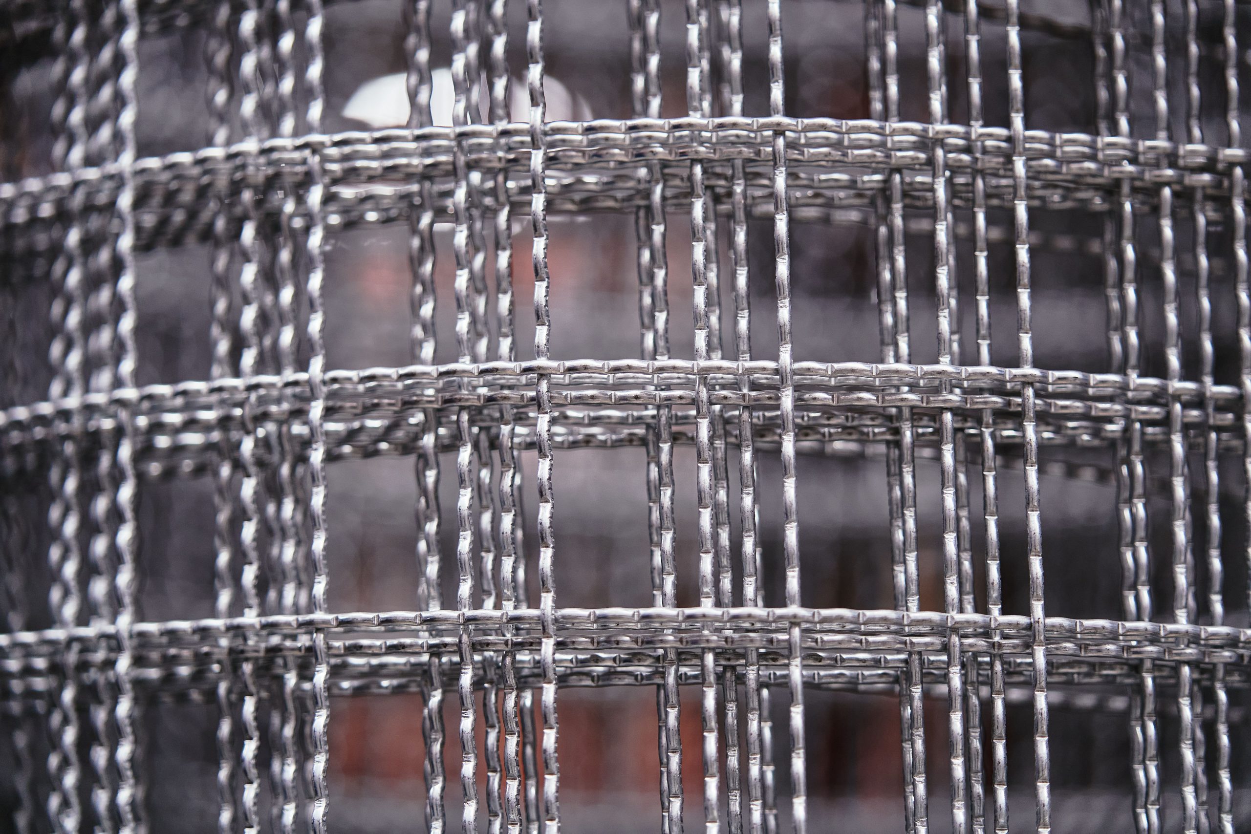 Treillis métallique motifs texturés détail